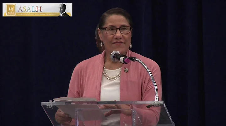 Dr. Higginbotham speaking at ASALH Founders Day 2016