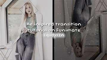 Ae inspired transition tutorial on Funimate