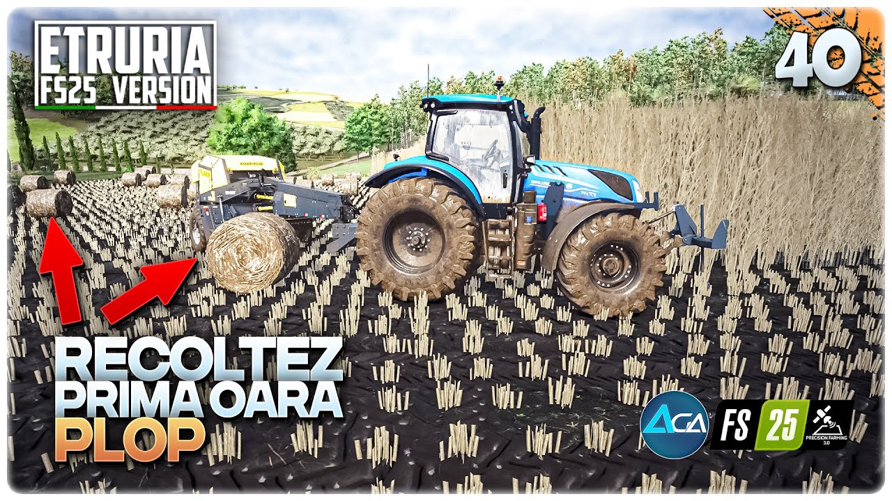 Primii mei baloţi de plop din Farming Simulator 25 - Gameplay Română FS25 Etruria 40