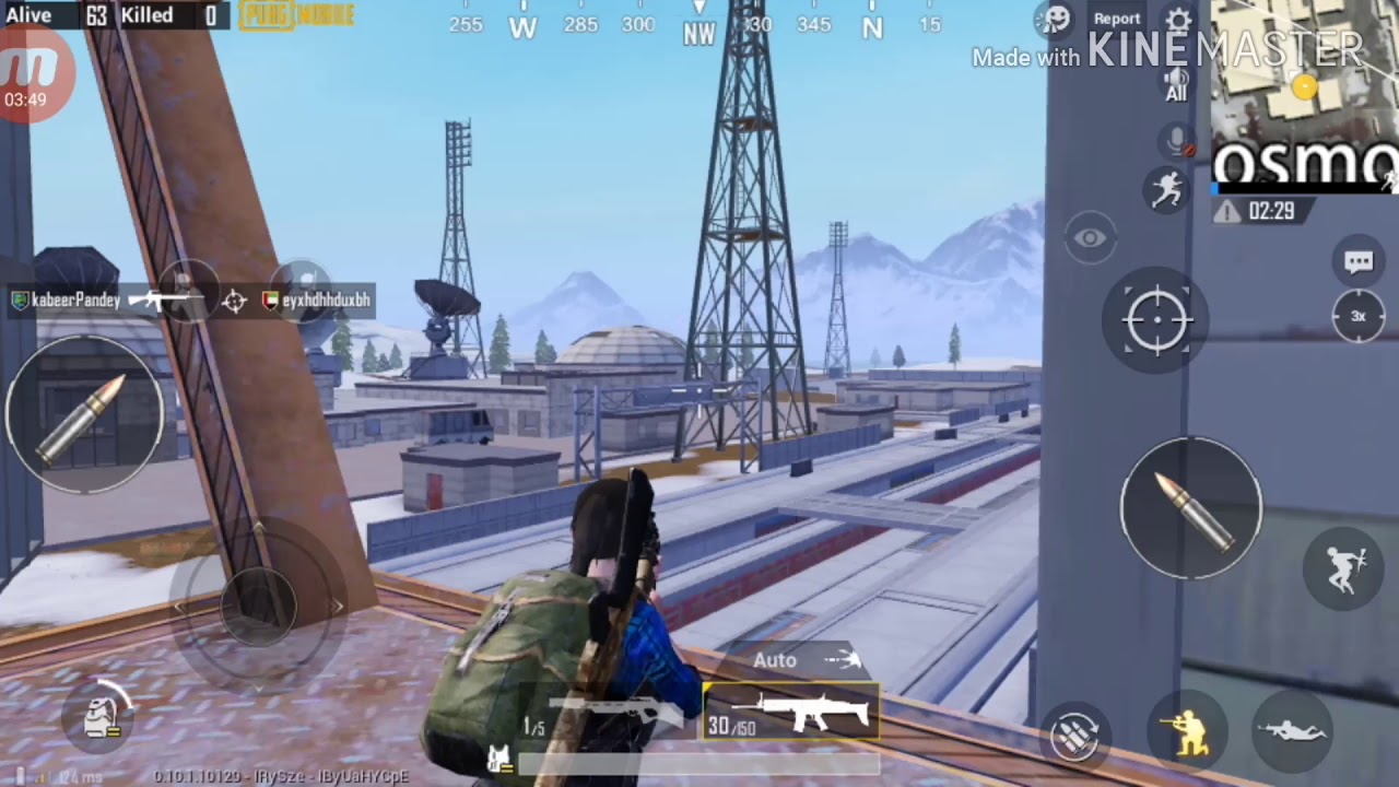 pubg gameplay on Lenovo k4 note (VIKENDI)map