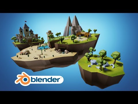 M5A7  - Curso Blender 2.8 -   Modelagem Castelo - Tutorial Português