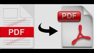 أفضل طريقة لحذف العلامة المائية و اللوغو logo من ملف الـ PDF Watermark Remover) pdf)