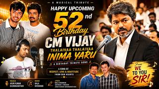 Thalaivaa Thalaivaa Inima Yaru Song | Happy 52nd Birthday CM Vijay | Musical Tribute Song 2026 | TVK