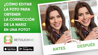 👃 Consigue la nariz de tus sueños en tus fotos con la app de editor de fotos de nariz RetouchMe screenshot 5