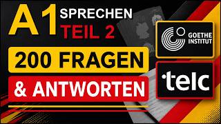 German A1 Speaking Part 2: 200 Questions & Answers | Goethe & telc