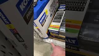 Kobalt Socket Sets are confusing, make sure to check for the best deal at Lowes!