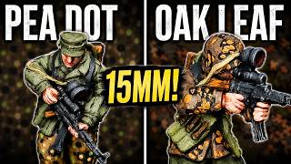 15mm Waffen-SS Camo Made EASY! | Pea Dot & Oak Leaf Painting Guide - Flames of War