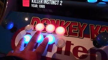 4K 10TB Donkey Kong Bartop (GTX 1080TI) LED Blinky