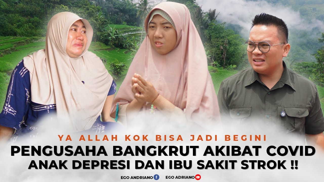 DEPRESI AKIBAT BANGKRUT 😭‼️ KEHIDUPAN SATU KELUARGA INI JATUH SAMPAI NGONTRAK SANA SINI !!