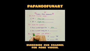 Class-2 math worksheet.Math worksheet for kids.Math revision worksheet for class-2.#mathworksheets.