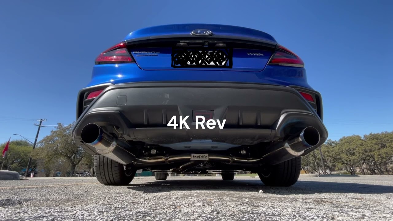 '22 WRX Invidia N1 Rev Test