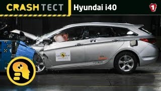 Hyundai i40. Краш-тест. (УКР)(Hyundai i40 — большой семейный автомобиль среднего класса, предназначенный для европейского рынка, южнокорейск..., 2012-02-08T15:20:36.000Z)