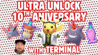 LIVE: Ultra Unlock 10th Anniversary! ✨ Shiny Hunt + Party Hat Raids | Pokémon GO 🔴