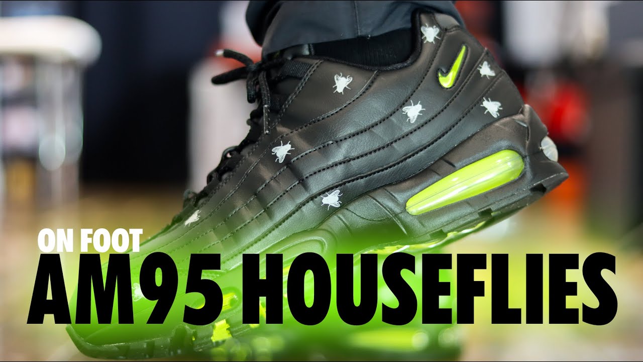 ON FOOT! Nike Air Max 95 PRM Premium Houseflies Halloween 2025 Schopes 4K IM3082-100