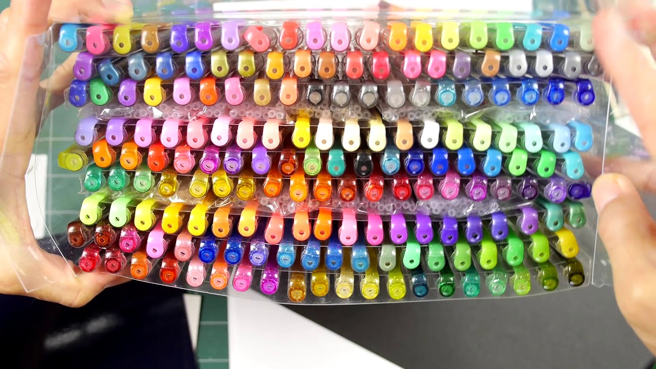 Shuttle Art 130 Colors Gel Pen Set ✍🏼 Unboxing & Review. Come watch me 👀  color with them 🖍 🥰 🧿 