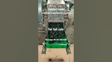 Smallest wood coal charcoal briquettes press machine for hot-sale! @coal @wood charcoal @briquettes