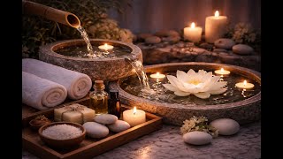 Nursing Study Ambience 📖 Bamboo Water & Soft Piano | Focus 90 Minutes screenshot 5