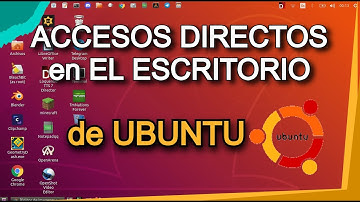 COMO CREAR ACCESOS DIRECTOS en EL ESCRITORIO de UBUNTU | tutorial
