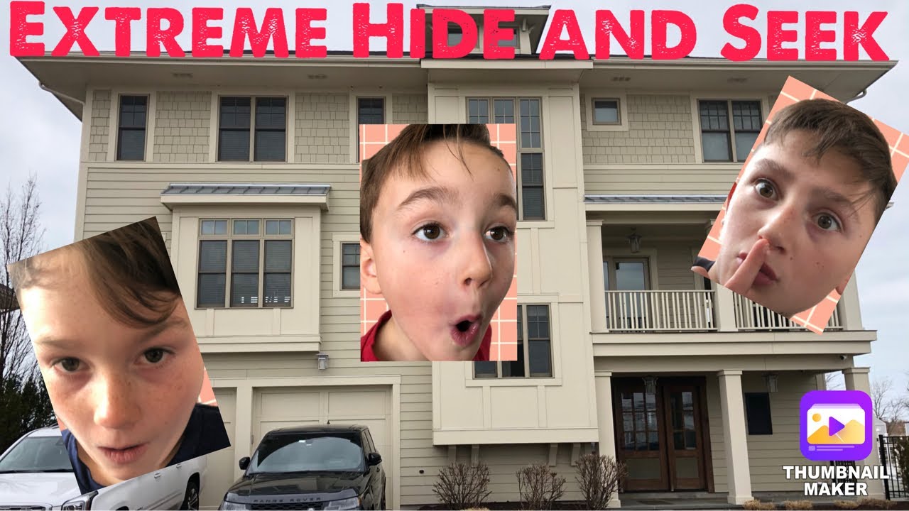 Extreme Hide and Seek in our NEW HOUSE - YouTube
