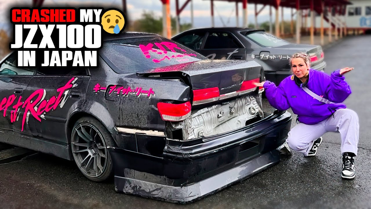 Can't believe it.. I Crashed My New JZX100 Drift Car in Japan