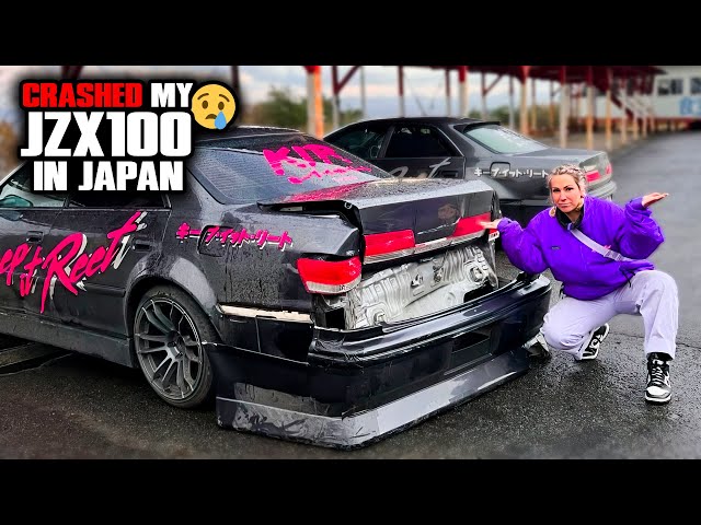Can't believe it.. I Crashed My New JZX100 Drift Car in Japan