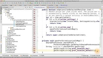 Add Map Location Intent Solution - Developing Android Apps
