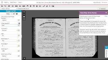 Updated- FamilySearch Web Indexing Introduction to Review
