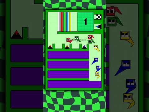 Square Race! 🟥🟦🟩🟨 #satisfying #squarerace #games #gaming
