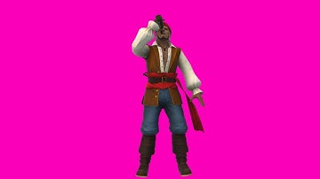 Pirate 2 drink animate front chroma