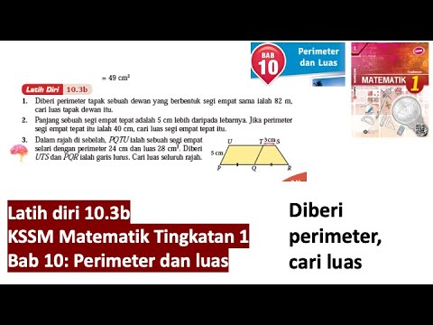 Video: Cara Mencari Luas Dan Perimeter Sebuah Segi Empat Tepat