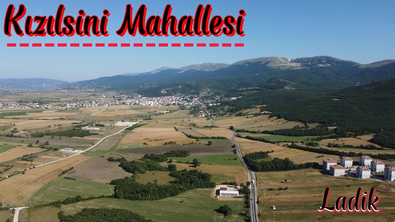 Ladik Kızılsini (Çerkes) Mahallesi Çevresinden Drone Manzara Çekimi (DJI Mini 2 4K Footage)