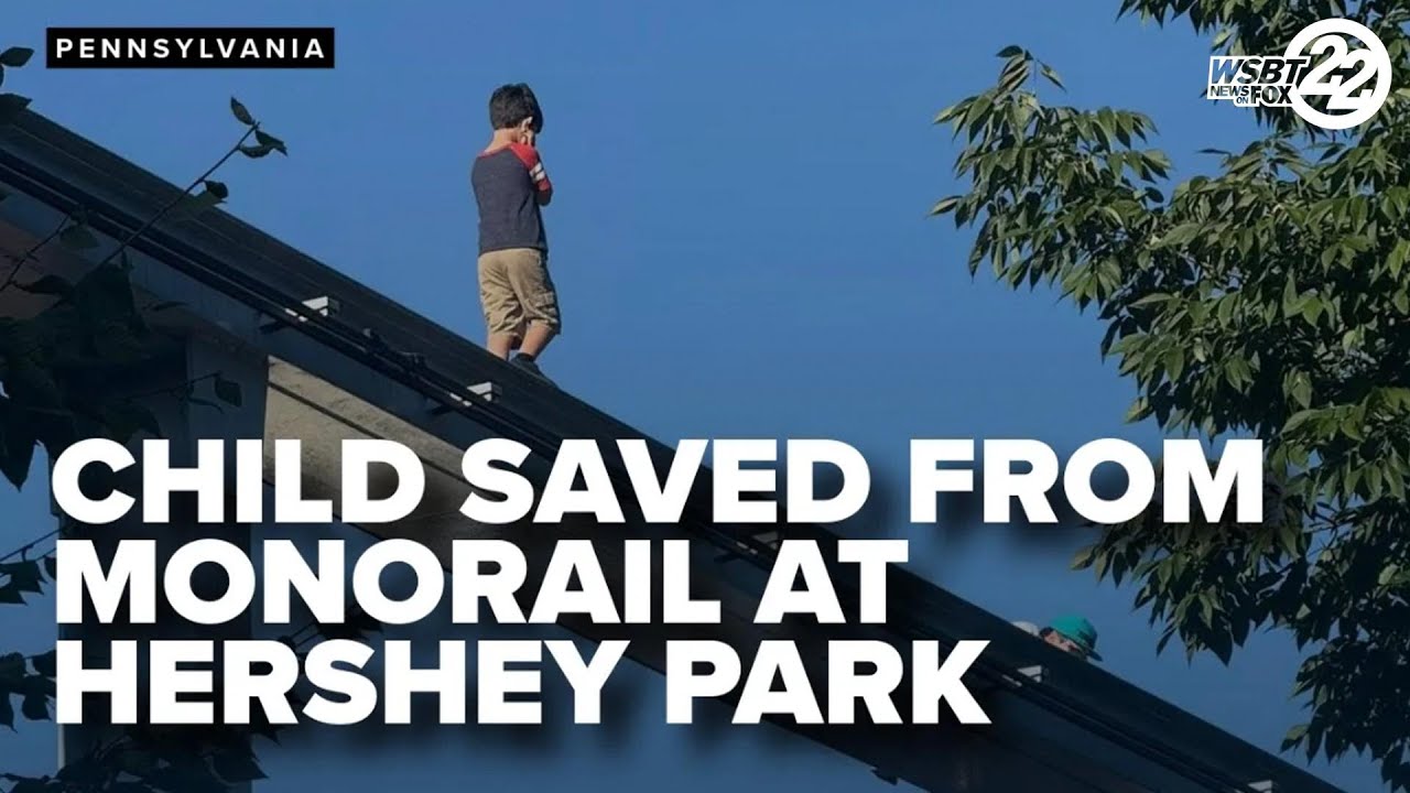 Child walks on Hersheypark monorail tracks, rescued before getting hurt