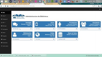 Sistema Web de Biblioteca Virtual en PHP y MYSQL