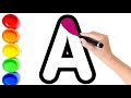 A to Z, Kids rhymes, collection for writing along dotted lines for toddler,Aphabet,ABC song,ABCD,604
