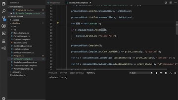 tpl dataflow ConcurrentExclusiveSchedulerPair in 5 min
