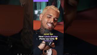 How Chris Brown DM’s His Crush 👀 #chrisbrown #dating #relationship #singer #rnb #funny #shorts