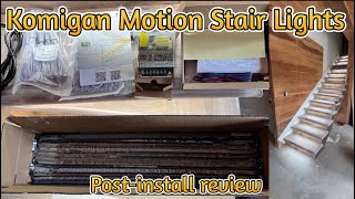Komigan Motion Stair Light install review and unboxing by HammerWrench Renovations 1,290 views 4 months ago 6 minutes, 3 seconds