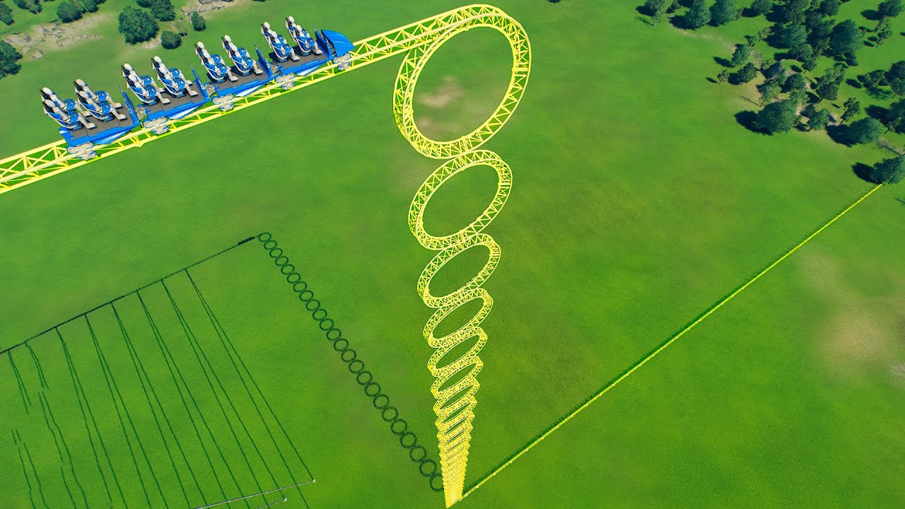Circles Tower Roller Coaster – Planet Coaster 2