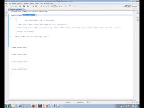 Java Interview Question And Answer Can a source file contain more than one class declaration