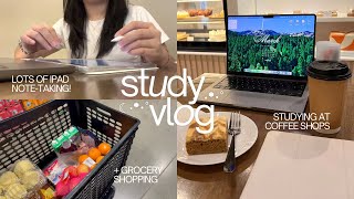 uni diaries | productive study vlog, grocery haul, career fair 2024 (up diliman)