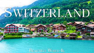Switzerland 4K 🌄 Alpine Villages, Crystal Lakes and Majestic Mountain Landscapes