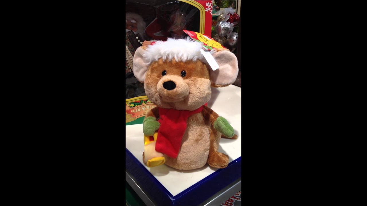 GUND Christmas Merry Mouse Animated Plush "Jingle Bells" YouTube