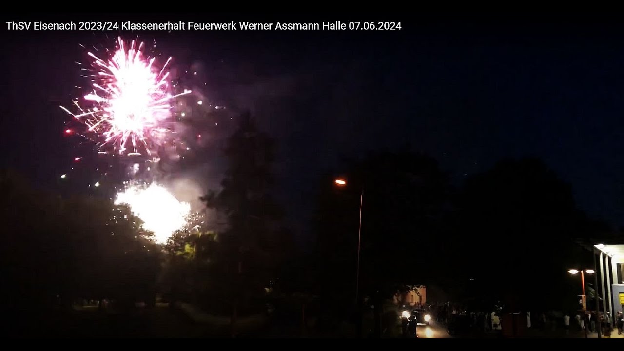 ThSV Eisenach 2023/24 Klassenerhalt Feuerwerk Werner Assmann Halle 07.06.2024