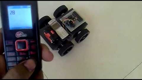 GSM Controlled Robot.flv