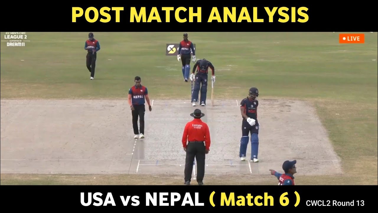 USA vs NEP | CWCL2 - Match 6 | Post Match Analysis