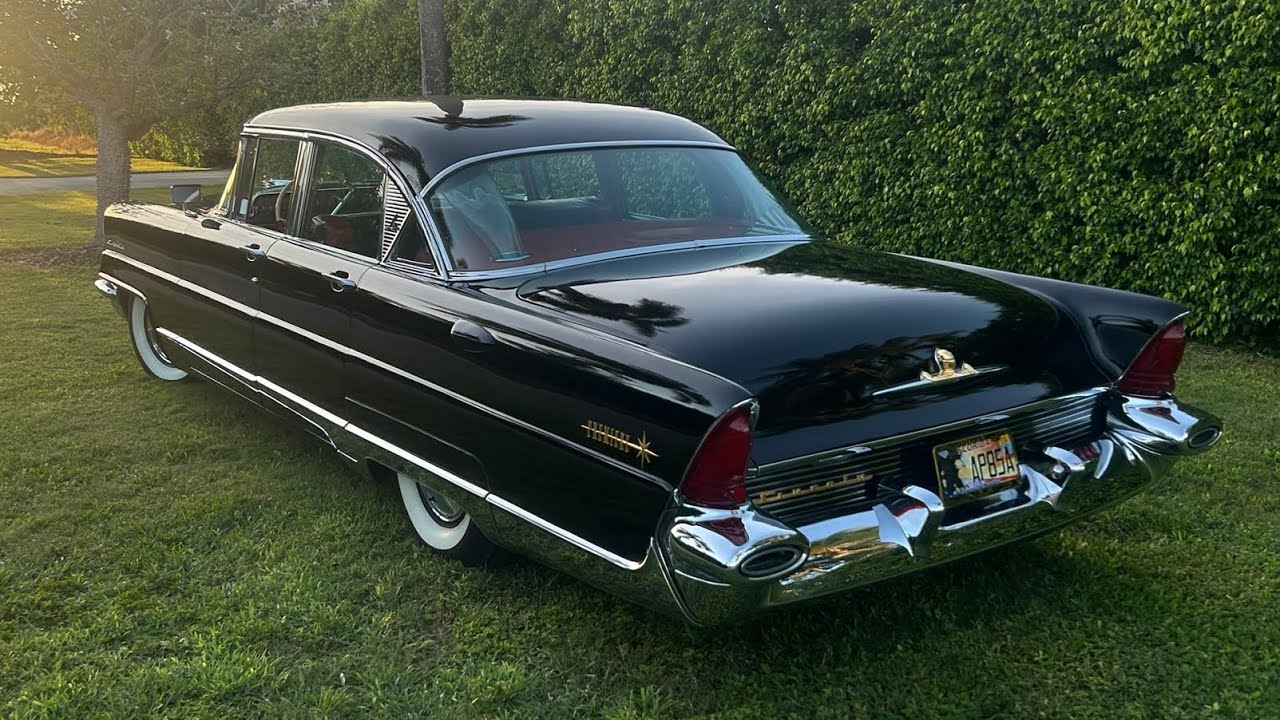 1956Lincoln premiere1/18 サンスター社　新品（黒） FOR SALE! 1956 Lincoln Premiere fully loaded - YouTube