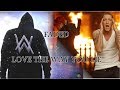 FADED + LOVE THE WAY YOU LIE - Alan Walker Eminem & Rihanna - BASS BOOSTED