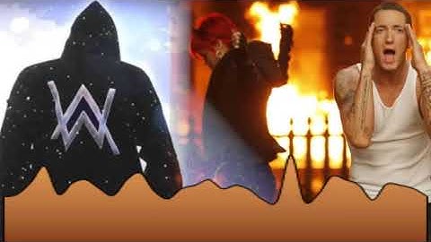 FADED + LOVE THE WAY YOU LIE - Alan Walker Eminem & Rihanna - BASS BOOSTED