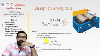 Food Processing Equipment Design (Lecture 5)