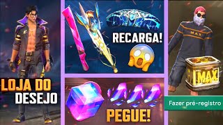 CALENDÁRIO SEMANAL FREE FIRE, PEGUE O CUBO MÁGICO, NOVA GOLA ALTA, RECARGA E MAIS - FREE FIRE